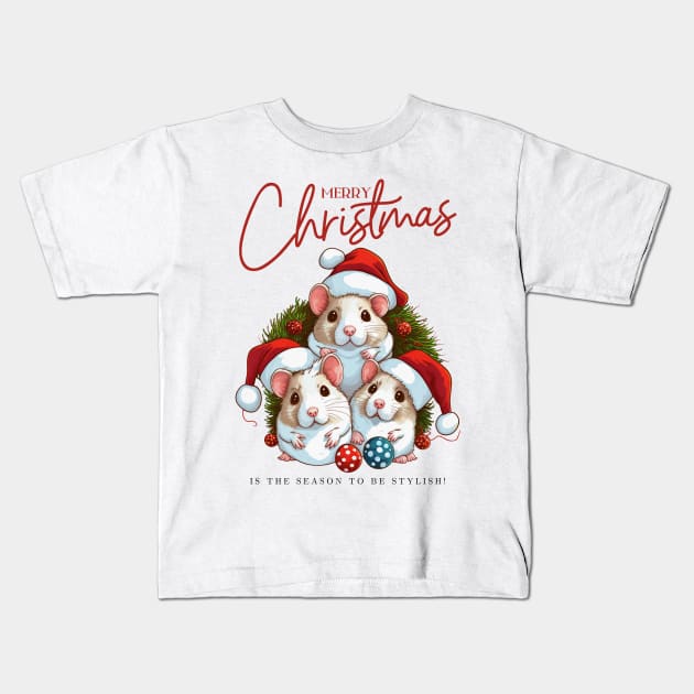 Stay Stylish this Christmas Season! Kids T-Shirt by neverland-gifts